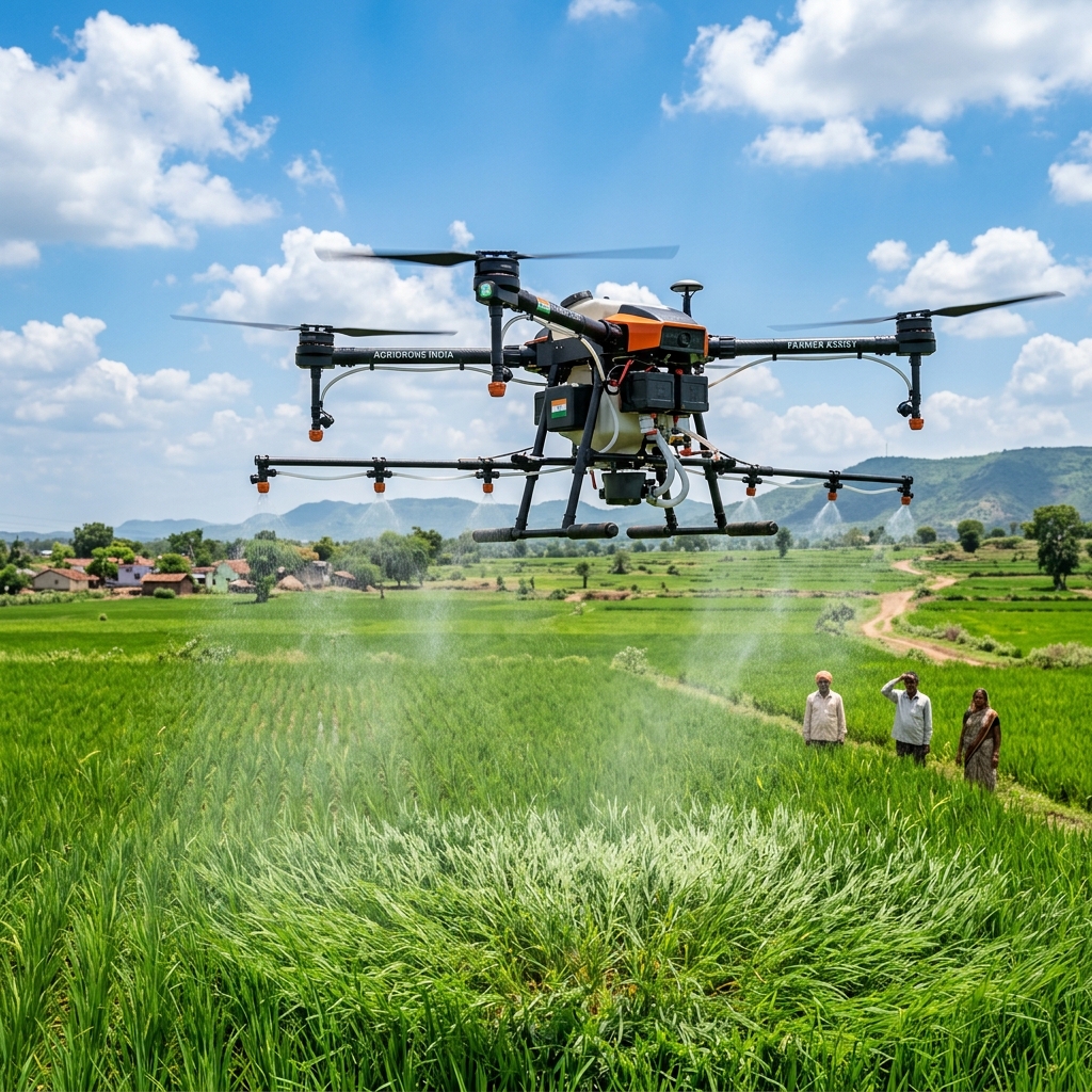 Agricultural Drone Spraying